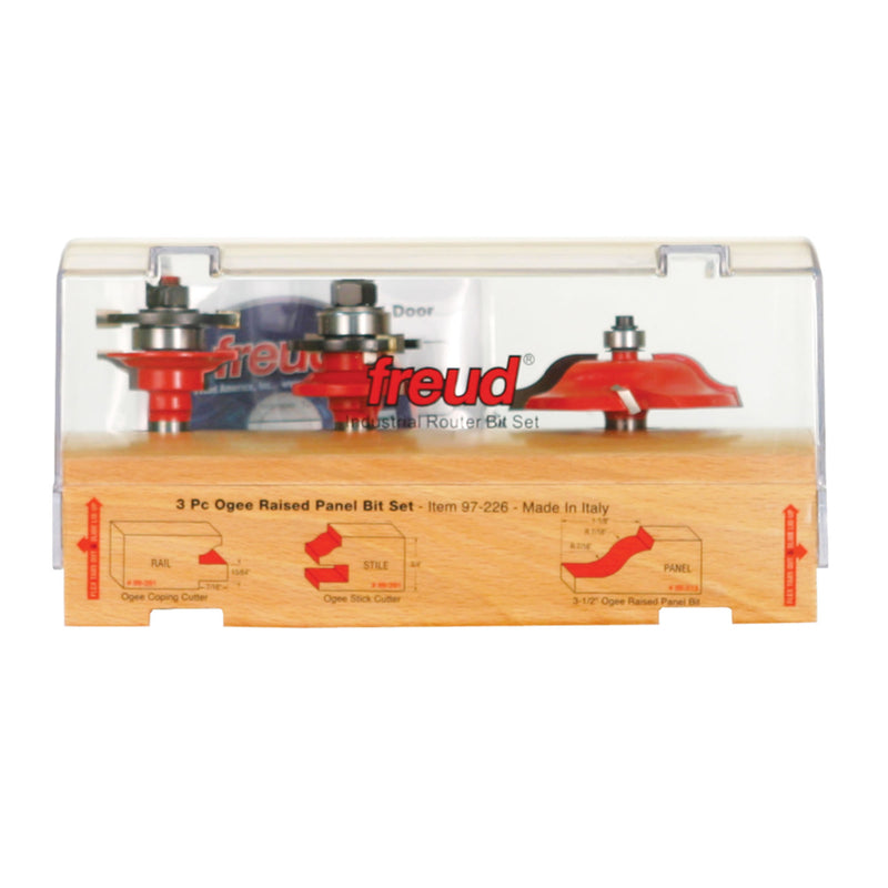 Freud Router Bit Set 3 pc