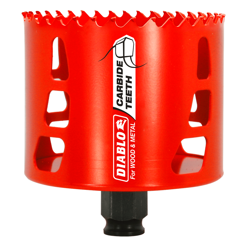 Diablo Snap-Lock Plus 3-1/4 in. Carbide Tipped 2-3/8 in. L X 3/8 in. D Hole Saw
