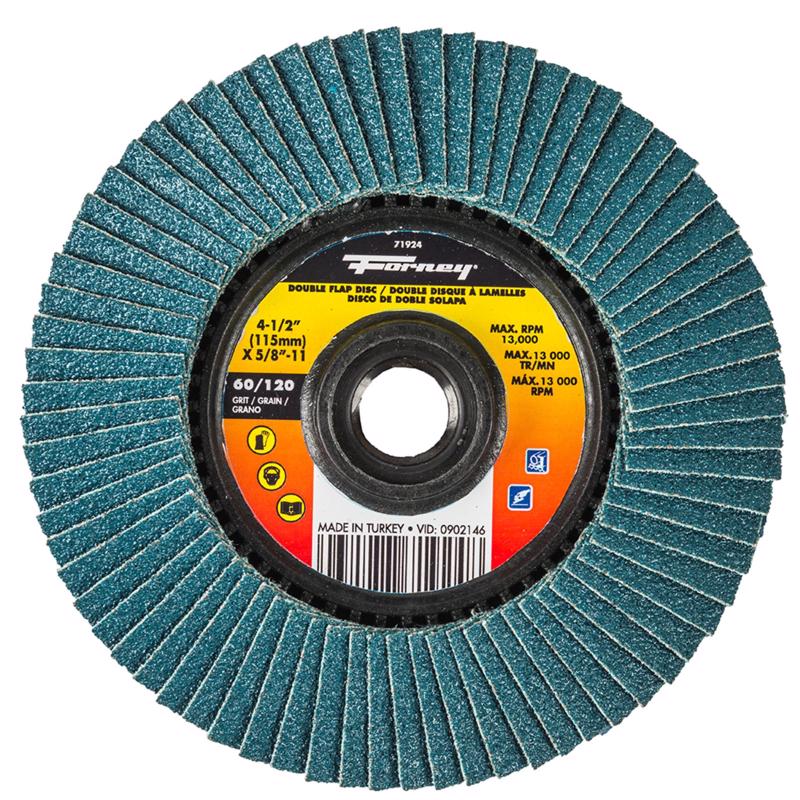 Forney 4-1/2 in. D X 1/4 in. thick Metal Grinding Wheel 1 pc