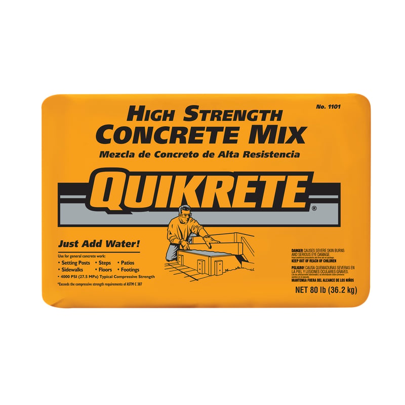 Quikrete Concrete Mix 80 lb Gray