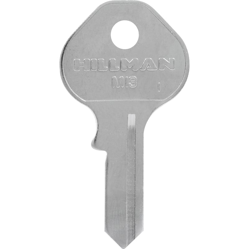 HILLMAN M-1P Padlock Key Blank M13 Single Silver