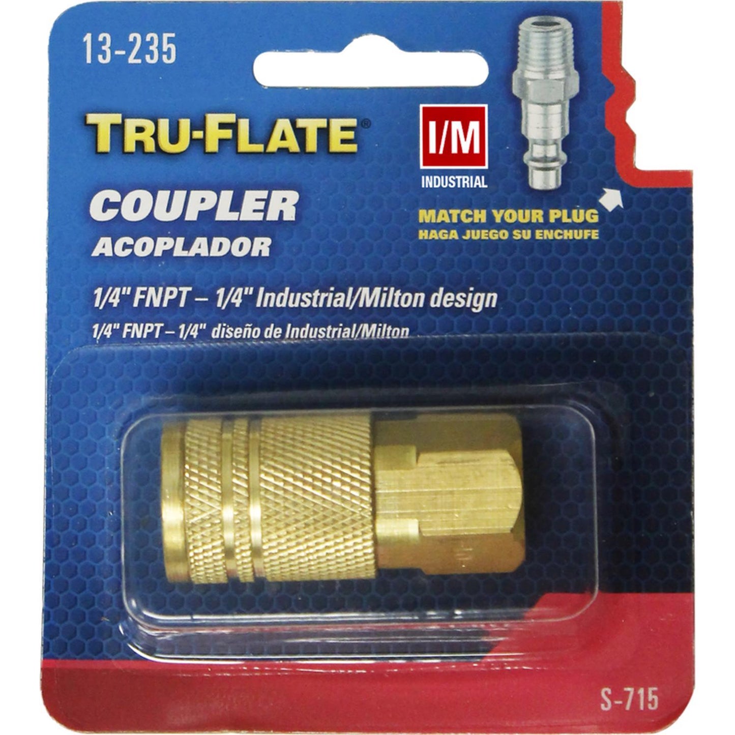 Air Coupler "M" 1/4"Fnpt
