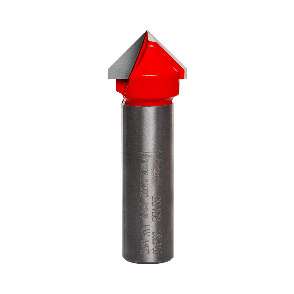 Freud 3/4 in. D X 3/4 in. X 2-1/4 in. L Carbide V Grooving Router Bit