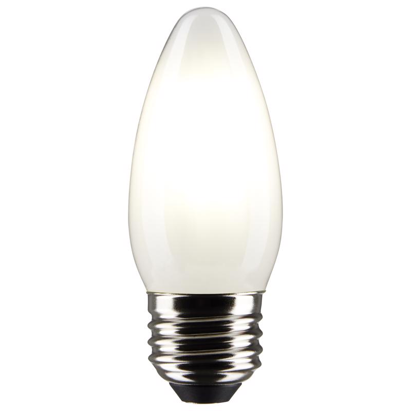 Satco B11 E26 (Medium) Filament LED Bulb Warm White 40 Watt Equivalence 2 pk