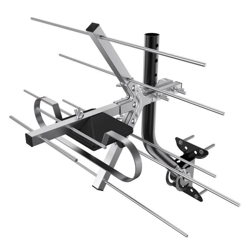 Monster Just Hook It Up Indoor and Outdoor HDTV/UHF/VHF Rooftop/Attic Antenna 1 pk