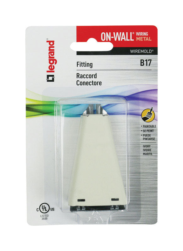Legrand Triangle Metal Conduit Connector Box Ivory