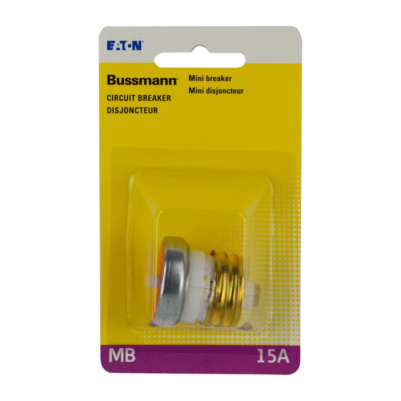 Bussmann 15 amps Plug Fuse 1 pk