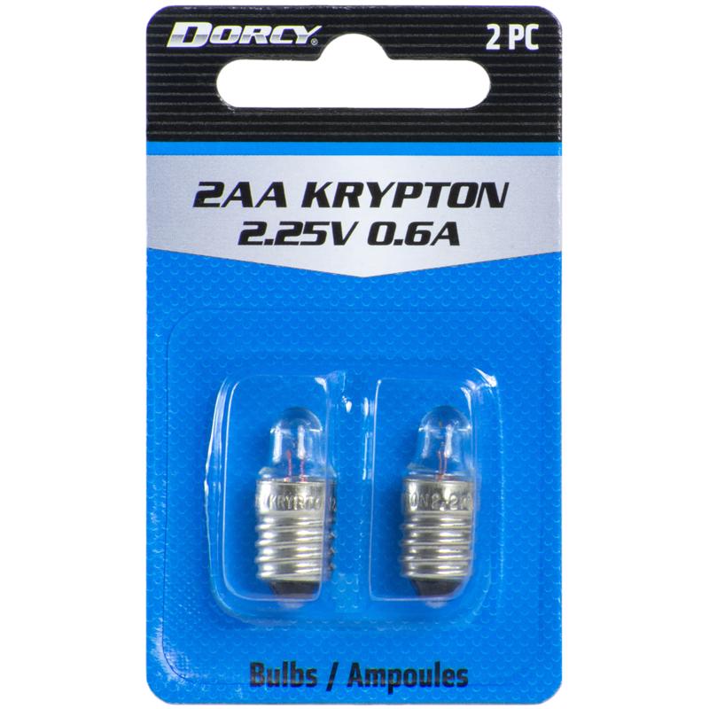 Dorcy Clear Krypton Flashlight Bulb 2.25 V Screw Base