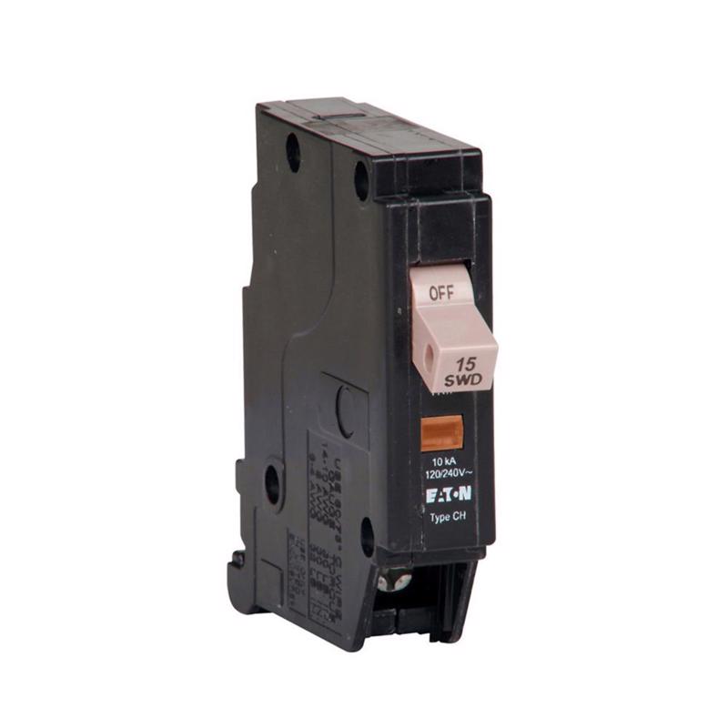 Eaton 15 amps Plug In Single Pole Circuit Breaker