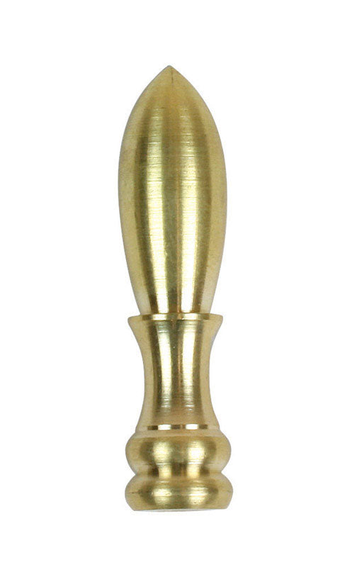 Jandorf Finial, 2 in., Brass 60106
