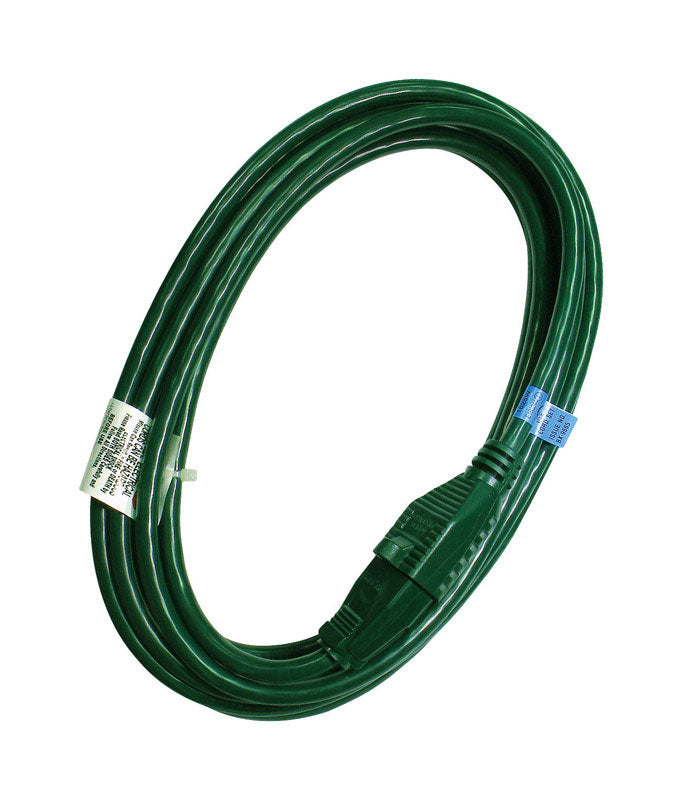 Projex Indoor or Outdoor 15 ft. L Green Extension Cord 16/3 SJTW