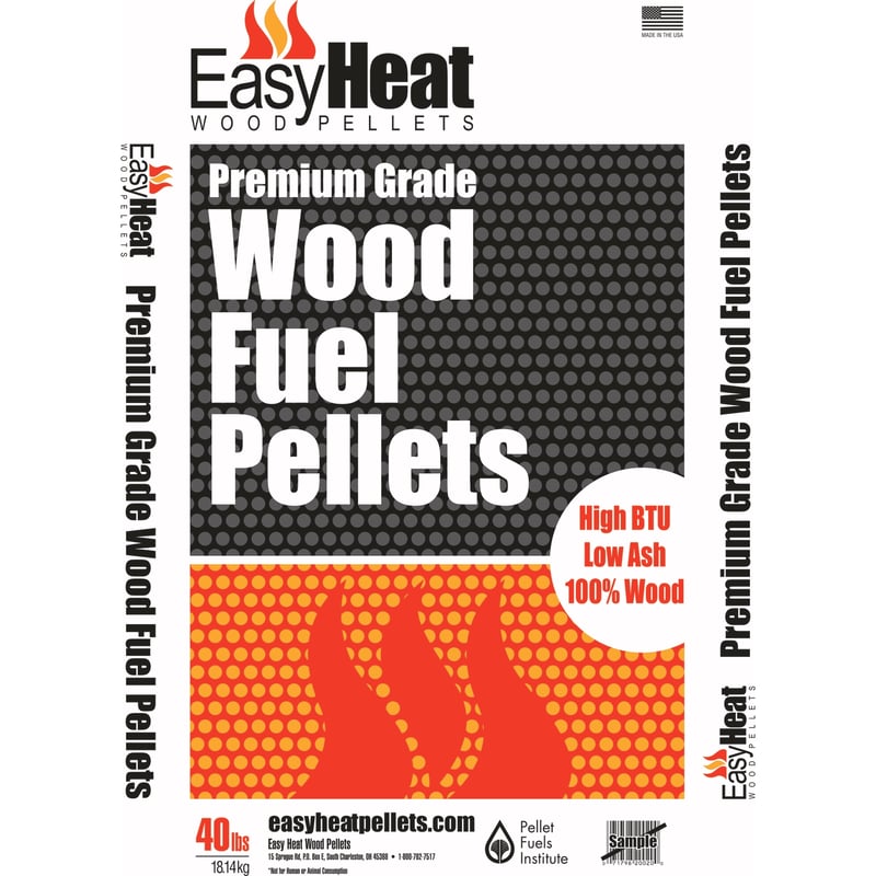 Easy Heat Wood Pellet Fuel 40 lb