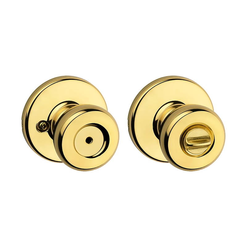 Kwikset Tylo Polished Brass Privacy Knob