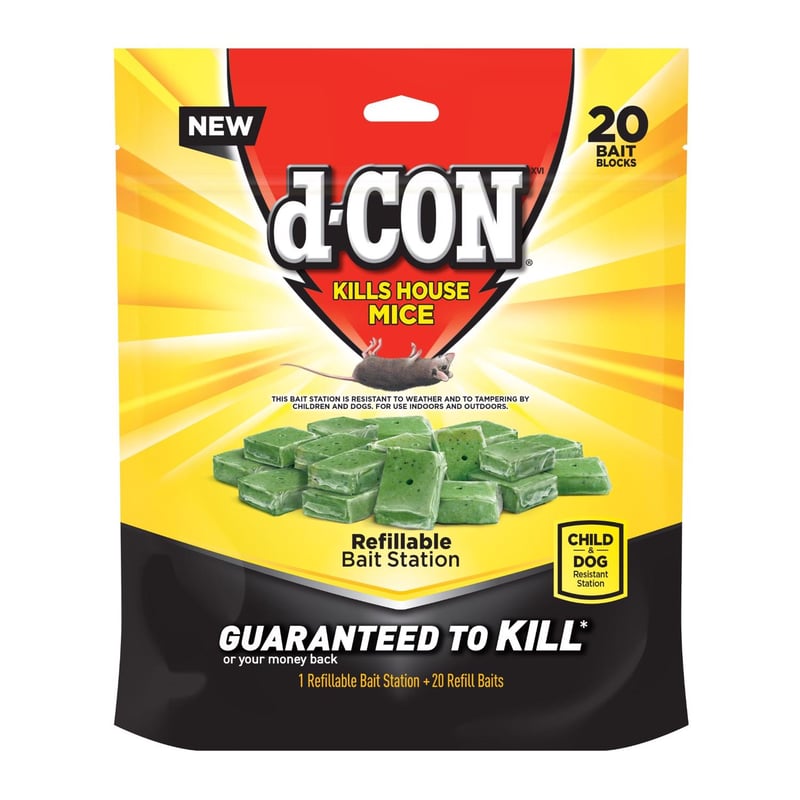 d-CON Bait Station Blocks For Mice