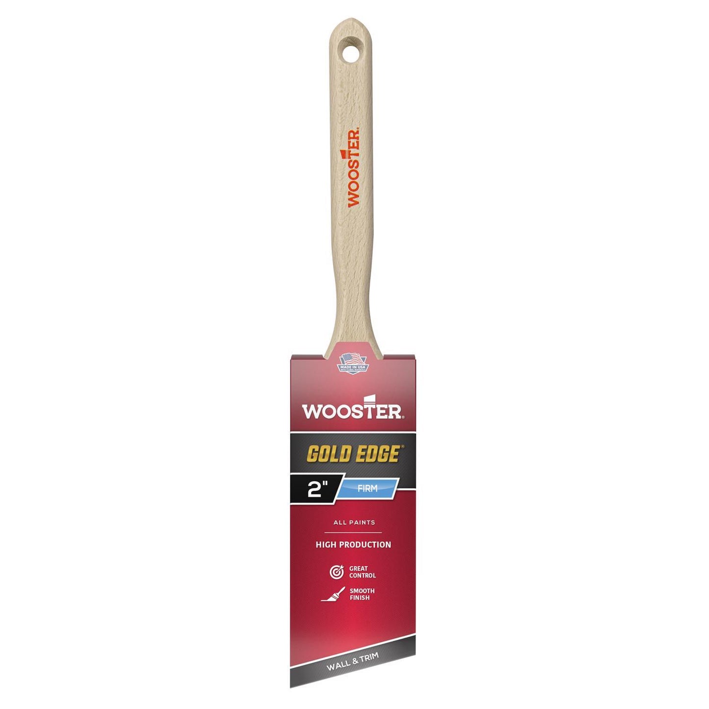 PAINT BRSH GOLD EDGE 2"