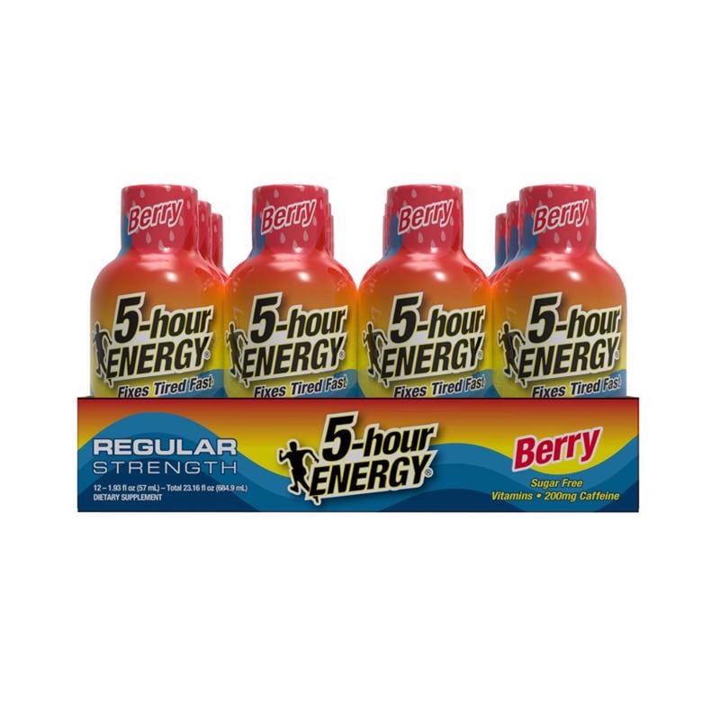 5-hour Energy RegularStrength Sugar Free Berry Energy Shot 1.93 fl. oz.