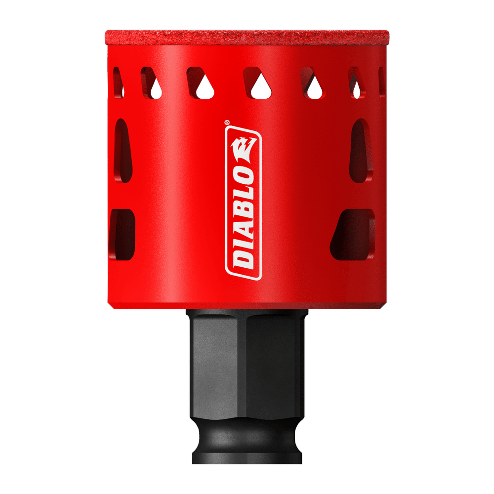 Diablo 1-3/4 in. Diamond Grit 5.52 in. L X 1/4 in. D Hole Saw