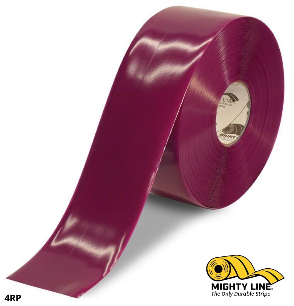 4" PURPLE Solid Color Tape - 100' Roll - Safety Floor Tape