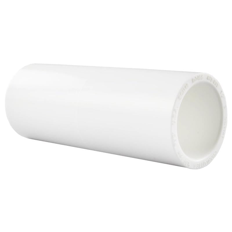 Charlotte Pipe Schedule 40 1/2 in. Socket X 1/2 in. Socket PVC Coupling 1 pk