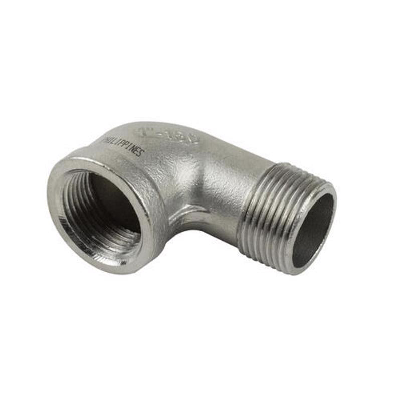 B&K Proline 1-1/2 in. MIP X 1-1/2 in. FIP Stainless Steel 90 Degree Street Elbow