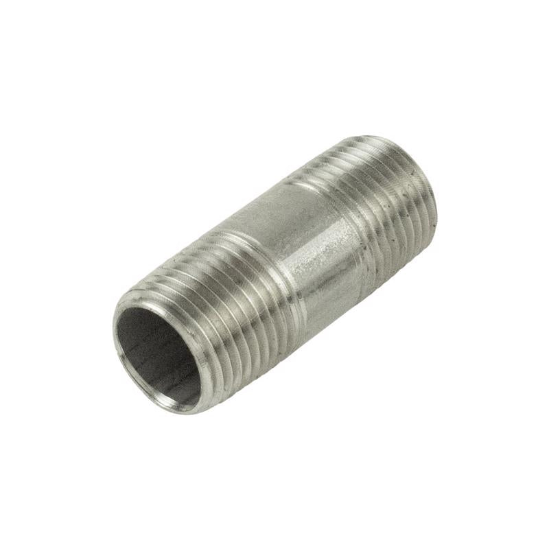 BK Products Proline 1/2 in. MIP in. X 1/2 in. D MIP Stainless Steel 2 in. L Nipple