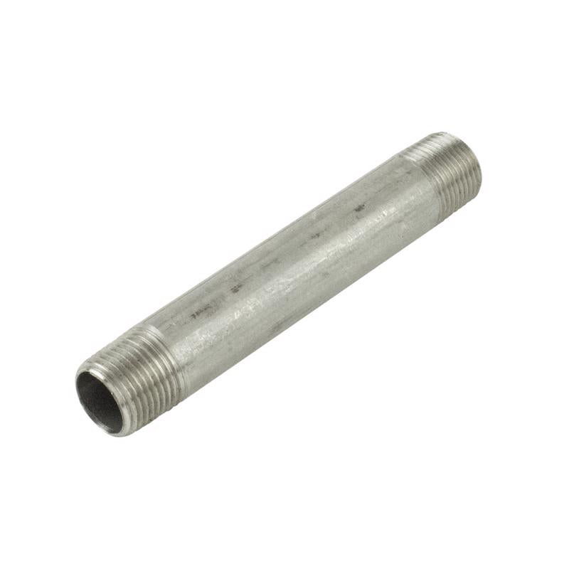 B&K Proline 1/2 in. MIP X 1/2 in. D MIP Stainless Steel 5 in. L Nipple