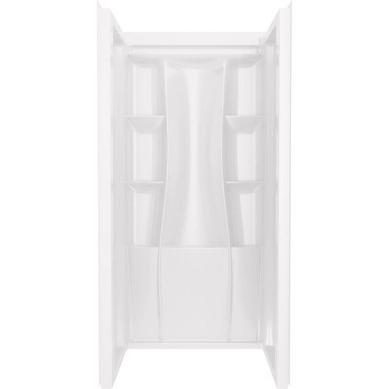 Delta Classic 500 73-1/4 in. H X 36 in. W X 36 in. L White Shower Surround