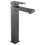 Anzzi Enti Matte Black Modern Single-Hole Bathroom Sink Faucet