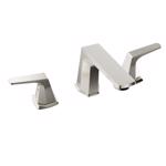 Anzzi Brushed Nickel Contemporary Widespread Bathroom Sink Faucet 8 in.