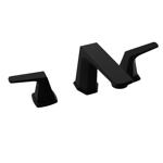 Anzzi Matte Black Contemporary Widespread Bathroom Sink Faucet 8 in.
