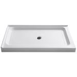 Anzzi Vail 5.5 in. H X 48 in. W X 36 in. L White Shower Base