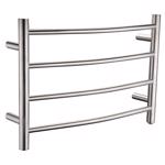 Anzzi Glow Brushed Nickel Silver Stainless Steel Towel Warmer Rack