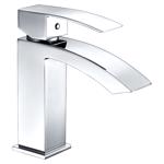Anzzi Revere Polished Chrome Modern Single-Hole Bathroom Sink Faucet