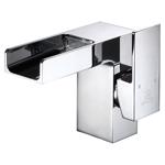 Anzzi Zhona Polished Chrome Modern Single-Handle Bathroom Sink Faucet