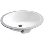Anzzi Lanmia Ceramic Bathroom Sink 15.75 in. W X 19.5 in. D White