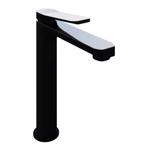 Anzzi Matte Black/Chrome Contemporary Single-Handle Bathroom Sink Faucet