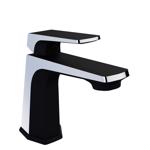 Anzzi Matte Black/Chrome Contemporary Single-Handle Bathroom Sink Faucet 0 in.