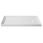 Anzzi Colossi Series 4 in. H X 36 in. W X 60 in. L White Shower Base