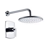 Anzzi Thyme Chrome Brass 1 settings Wallmount Showerhead 1.8 gpm
