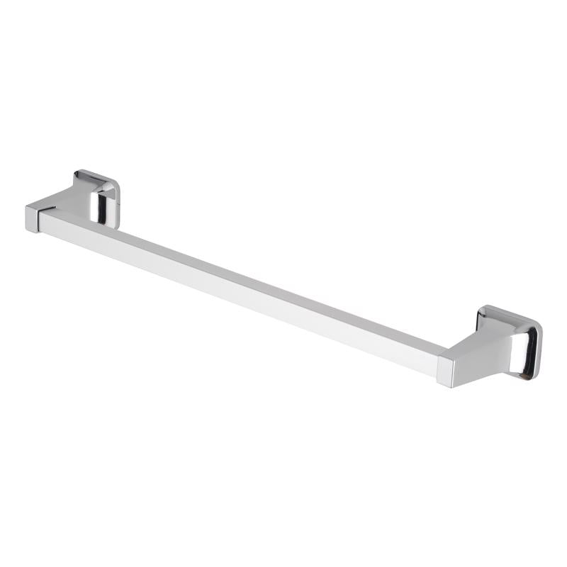 OakBrook Collection Chrome Towel Bar 18 in. L Die Cast Zinc