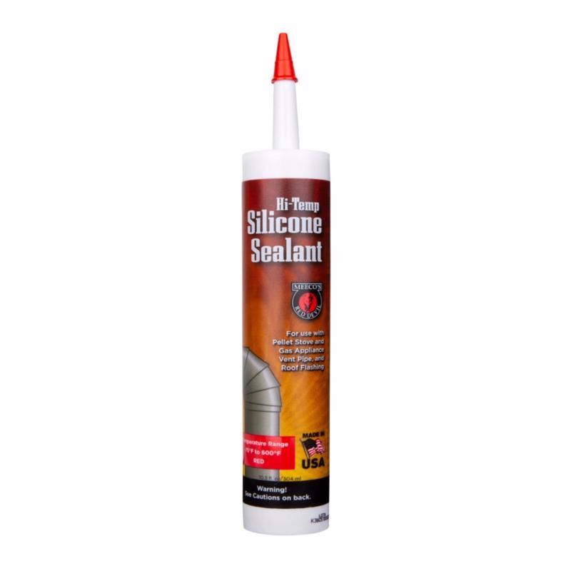 MEECO'S RED DEVIL High Heat Silicone Sealant