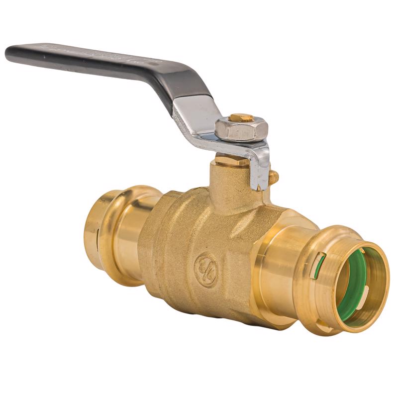 QuickFitting 3/4 in. Brass Press Ball Valve
