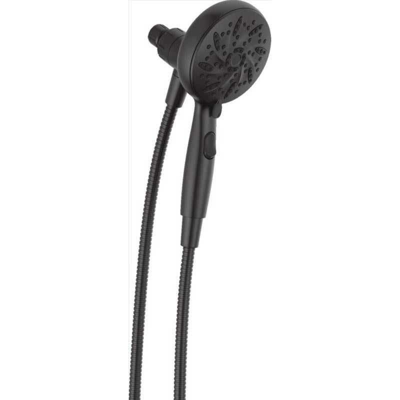 Delta Matte Black Plastic 6 settings Handheld Showerhead 1.75 gpm