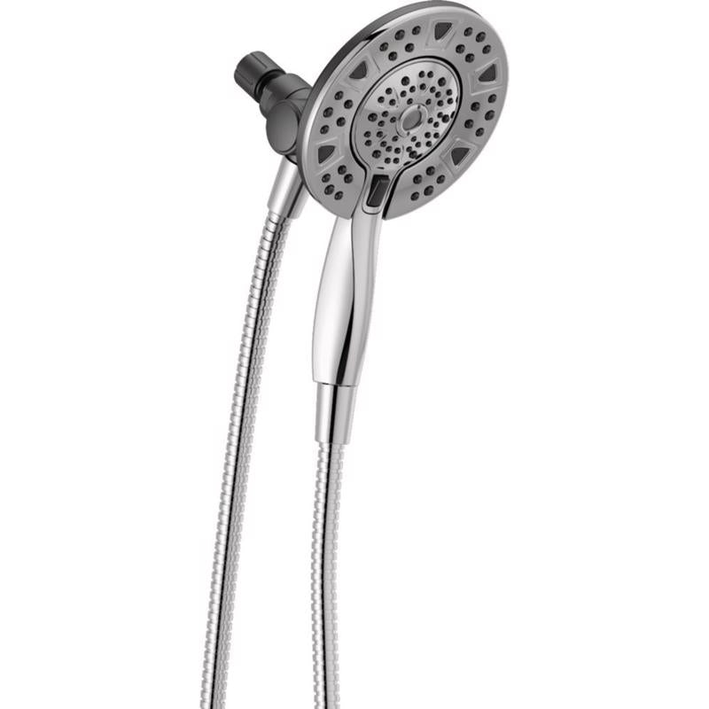 Delta Chrome Stainless Steel 4 settings Showerhead Combo 1.75 gpm