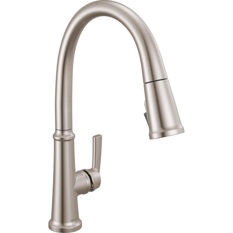Delta Geist One Handle Stainless Steel Pull-Down Kitchen Faucet