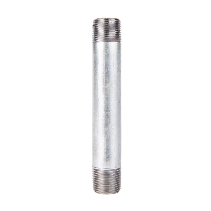 STZ Industries 1/8 in. MIP x 1/8 in. MIP Galvanized Steel 5 in. L Nipple