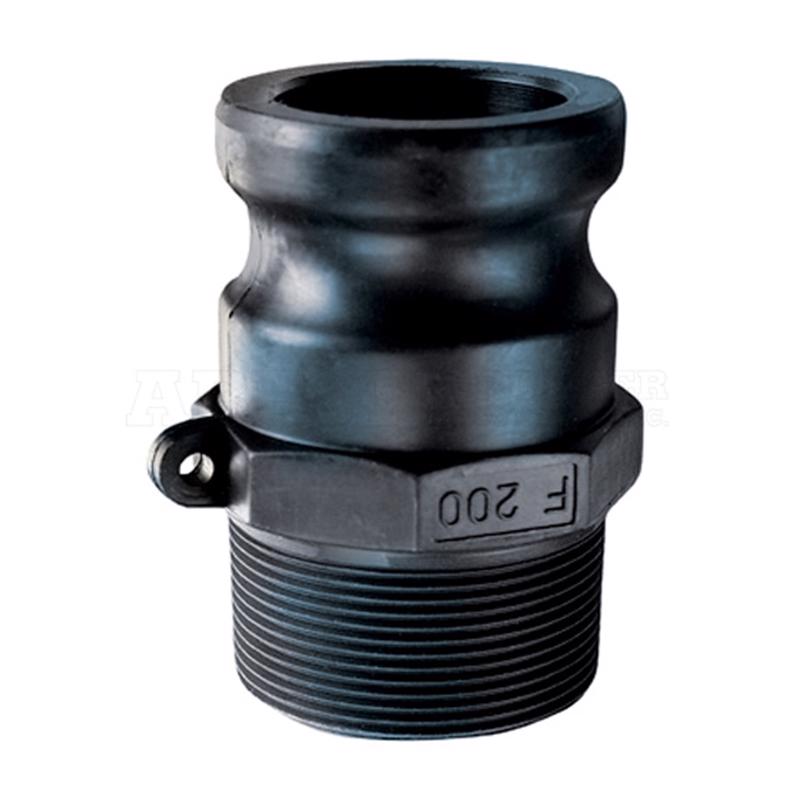 Abbott Rubber Polypropylene 2 in. D X 2 in. D Male Adapter 1 pk