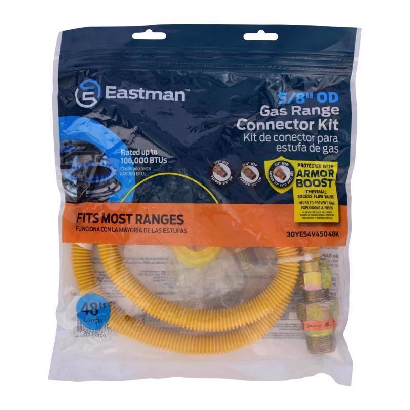 Eastman 1/2 in. FIP X 5/8 in. D MIP 48 in. Stainless Steel Installation Kit