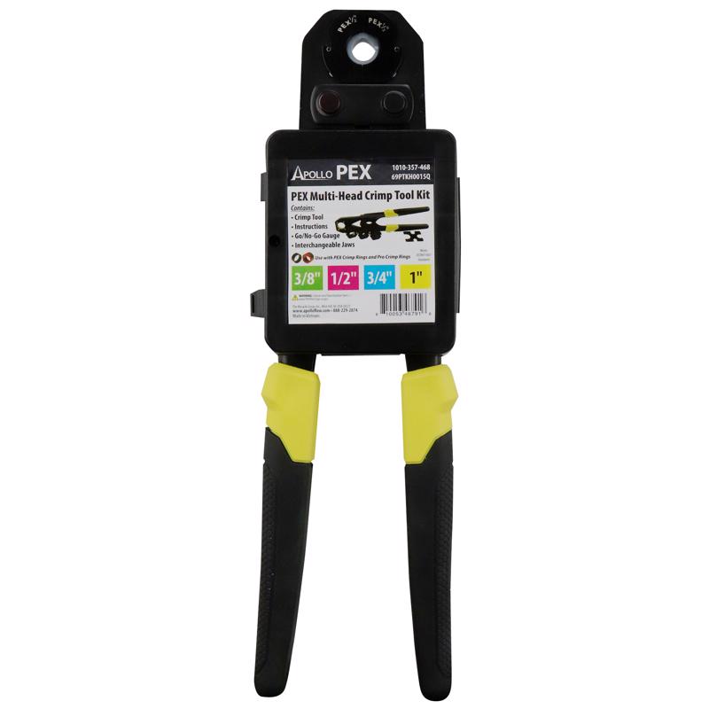 Apollo 1 in. Crimping Tool Kit Black 1 pc