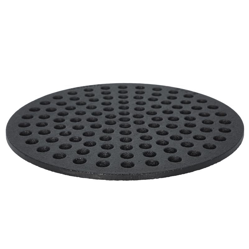 Sioux Chief 8-7/8 in. Matte Black Round Cast Iron Floor Drain Strainer